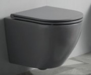 Унитаз подвесной Ceramalux 2197MG, матовый серый