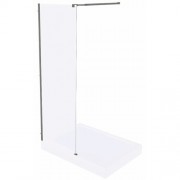 Душевая перегородка Good Door Walk In SP-C-GM 100x195 стекло прозрачное, профиль оружейная сталь Душевая перегородка Good Door Walk In SP-C-GM 100x195 стекло прозрачное, профиль оружейная сталь