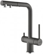 Смеситель для кухни PAULMARK Serpentine Se213222-GRM серый металлик Смеситель для кухни PAULMARK Serpentine Se213222-GRM серый металлик