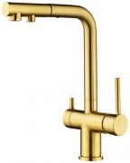 Смеситель для кухни PAULMARK Serpentine Se213222-BG брашированное золото Смеситель для кухни PAULMARK Serpentine Se213222-BG брашированное золото