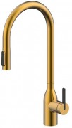 Смеситель для кухни Paulmark Universal Un213880-BG с подключением фильтра, брашированное золото Смеситель для кухни Paulmark Universal Un213880-BG с подключением фильтра, брашированное золото