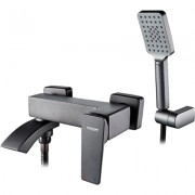 Смеситель для ванны Ledeme L3178U графит