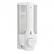 Дозатор для жидкого мыла Solinne 1628, пластик, белый (380 мл) Дозатор для жидкого мыла Solinne 1628, пластик, белый (380 мл)