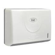 Диспенсер для бумажных полотенец Puff-5110, пластик, белый Диспенсер для бумажных полотенец Puff-5110, пластик, белый