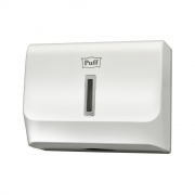 Диспенсер для бумажных полотенец Puff-5130, пластик, белый Диспенсер для бумажных полотенец Puff-5130, пластик, белый