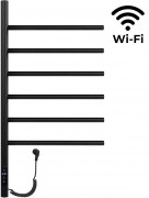 Полотенцесушитель электрический Gloss&Reiter Ti#1 E2.L.43х80.F6 (timer) Муар black, Wi-fi черный муар Полотенцесушитель электрический Gloss&Reiter Ti#1 E2.L.43х80.F6 (timer) Муар black, Wi-fi черный муар