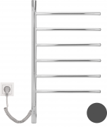 Полотенцесушитель электрический Gloss&Reiter Е2. Ti#1 L.43х80.F6 timer графит