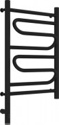 Полотенцесушитель электрический Сунержа Элегия 3.0, 600x400 МЭМ левый, чёрный матовый 31-5818-6040