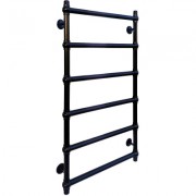 Полотенцесушитель водяной Fincopper FCR 90x50 Ral 9005 (нижнее подключение, черный)