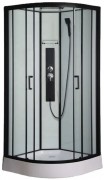 Душевая кабина Parly AMI 90x90 стекла прозрачные / задние стенки белые