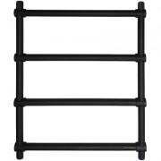 Полотенцесушитель водяной Fincopper FCL 63x50 Ral 9005 (нижнее подключение, черный)