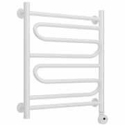 Полотенцесушитель электрический Стилье Формат 22, 50/60, 600x500, ТЭН справа, белый матовый, 30522-6050