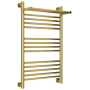 Полотенцесушитель водяной Сунержа Богема +, 800x500, с полкой, золото, 03-0223-8050