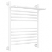 Полотенцесушитель водяной Сунержа Богема+ 30-0223-6050, 600x500, с полкой, матовый белый