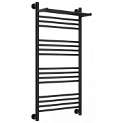 Полотенцесушитель водяной Сунержа Богема+ 9005-0223-1050, 1000x500, с полкой, глубокий черный