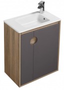 Тумба под умывальник Акватон Анси 60 шоколад