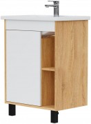 Тумба напольная VOLNA Osmond 60 с умывальником Фостер 60 светлое дерево Тумба напольная VOLNA Osmond 60 с умывальником Фостер 60 светлое дерево