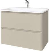 Тумба под умывальник Raval Welto 80 Wel.01.80.2/P/BRS/RL 2 ящика, светло-коричневый