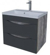 Тумба Axus Найроби 60 под умывальник Слим, бетон Тумба Axus Найроби 60 под умывальник Слим, бетон