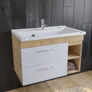 Тумба Axus Миранда 90 под умывальник Комфорт, дуб бунратти