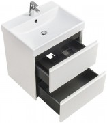 Тумба с умывальником Roca Ona 60см 857613509 + ZRU9307561 белый матовый