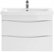 Тумба подвесная под умывальник Axus Смайл 80 белый
