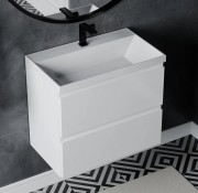 Тумба под умывальник Vela Мира 70П под умывальник Classica Slim, белый глянец