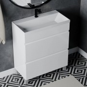 Тумба под умывальник Vela Мира 70Н под умывальник Classica Slim, белый глянец