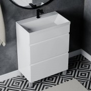 Тумба под умывальник Vela Мира 60Н под умывальник Classica Slim, белый глянец