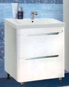 Тумба под умывальник Vako Волга 2 ящика Modo 60 белый