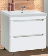 Тумба под умывальник Vako Волга 2 ящика Modo 80 белый