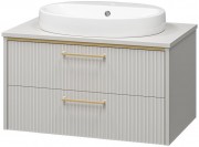 Тумба под умывальник Brevita ELCHE 80 ELC-01080-0502Я серый кашемир (эмаль) Тумба под умывальник Brevita ELCHE 80 ELC-01080-0502Я серый кашемир (эмаль)