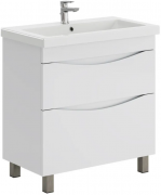 Тумба под умывальник Axus Смайл 80 белый