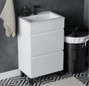 Тумба напольная Vela Мира 50Н (ящики) под умывальник Alice белая