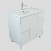 Тумба напольная Emmy Вега 100 белая