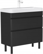 Тумба напольная Equil Eltoro 80.2Y с умывальником 9595(80) черная матовая