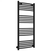 Полотенцесушитель водяной Сунержа Аркус 31-0251-1250, 1200x500, матовый черный