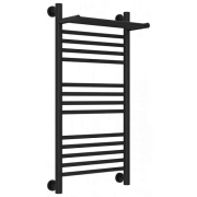 Полотенцесушитель водяной Сунержа Богема+ 31-0223-8040, 800x400, с полкой, матовый черный Полотенцесушитель водяной Сунержа Богема+ 31-0223-8040, 800x400, с полкой, матовый черный