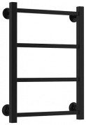 Полотенцесушитель водяной Стилье Версия-КБ, 50/60, 600x500, черный матовый, 31640-6050