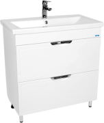 Тумба с умывальником Viant Лима Como 80 / VLIM80CO-T2Y+S-UM-COM80/1-w
