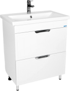 Тумба с умывальником Viant Лима Como 70 / VLIM70CO-T2Y+S-UM-COM70/1-w