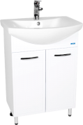 Тумба с умывальником Viant Милан Балтика 60 / VMIL60BA-T2ST+WH110246 Тумба с умывальником Viant Милан Балтика 60 / VMIL60BA-T2ST+WH110246