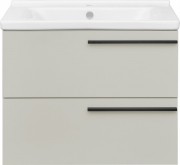 Тумба с умывальником Акватон Амели 80 / 1A2624V0AE7A0 (дымка)