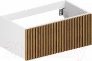 Тумба под умывальник ЗОВ Кито 90 / K90LW0MRM (белый/тростник)