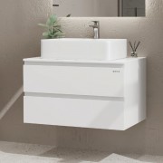 Тумба под умывальник Onika Алеста 80 / 108065 (белый)
