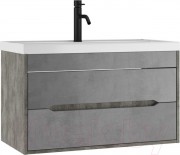 Тумба под умывальник Домино Bazis 90 Loft В2 (бетон)