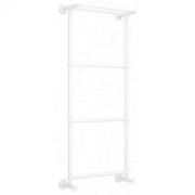 Полотенцесушитель водяной Сунержа Ренессанс 1386 30-0281-1250, 1250x500, с полкой, матовый белый