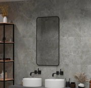 Зеркало Континент Torry Black LED 60x120 с подсветкой и Б/К сенсором