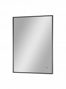 Зеркало Континент Meridian Black Led 80x60 с бесконтактным сенсором, черный