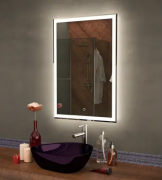 Зеркало AXUS Minio 80х60 влагостойкое с подсветкой